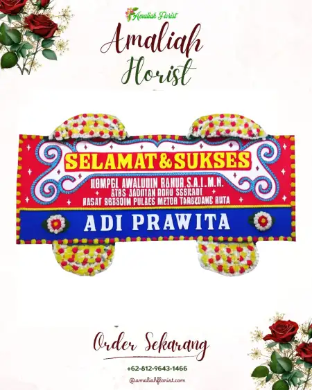 Papan Bunga Ucapan Selamat Pasar Ambacang