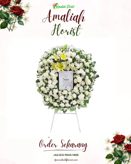 Krans Bunga Duka Pasar Ambacang